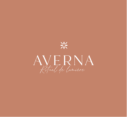Support imprimé reprenant l'univers graphique Averna