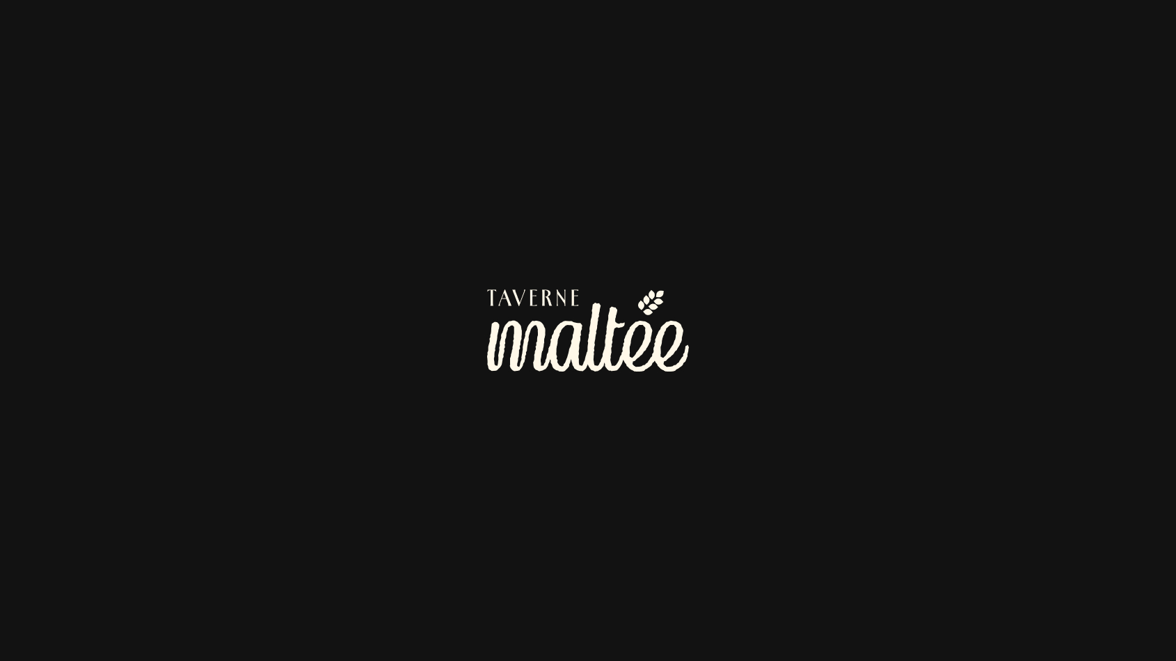 Création du logo La Taverne Maltée pour une brasserie artisanale