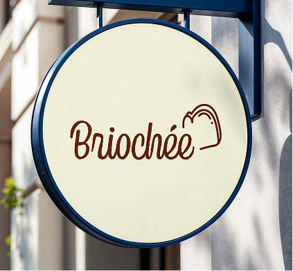 Signalétique de magasin et design extérieur pour boulangerie locale